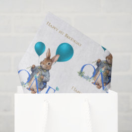 Papel De Seda Balões de coelho de primeiro aniversário