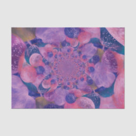 Papel De Seda Balões Vintage Antique Purple Pink Colorido