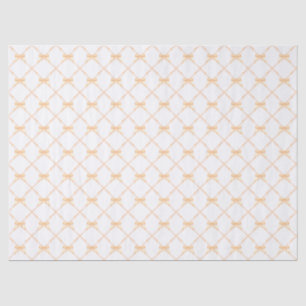 Papel De Seda Bamboo Laranja Pálido com Arcos