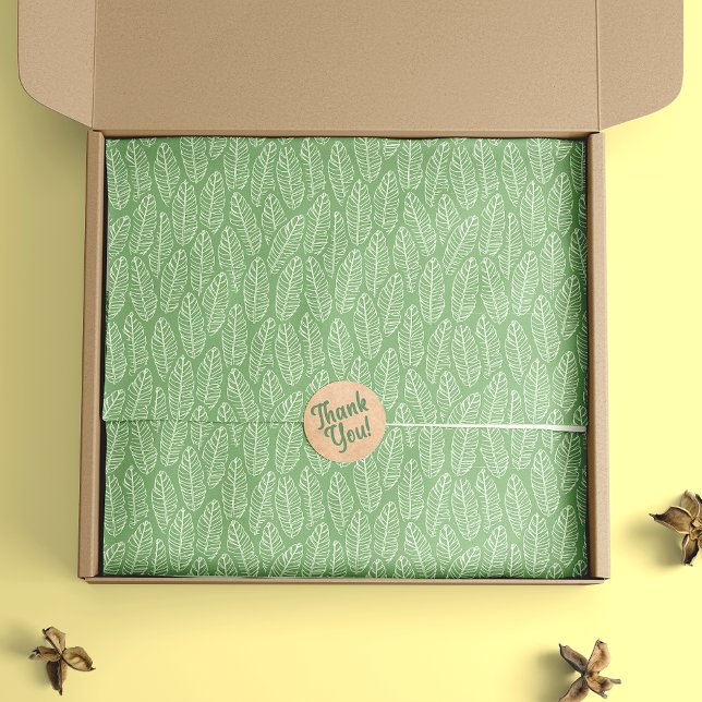 Papel De Seda Banana tropical deixa Livro Verde (Criador carregado)