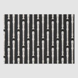 Papel De Seda Banda de Músicas em Gravador