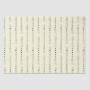 Papel De Seda Banda de Músicas em Gravador