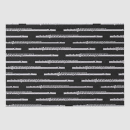 Papel De Seda Banda de Professores de Música Flute Musical