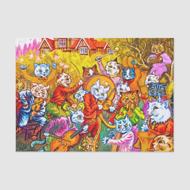 Papel De Seda Banda Musical de Cat (Frente )