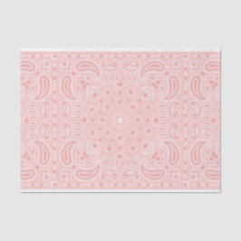 Papel De Seda Bandana Cowgirl Rosa Blush