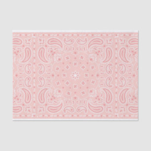 Papel De Seda Bandana Cowgirl Rosa Blush