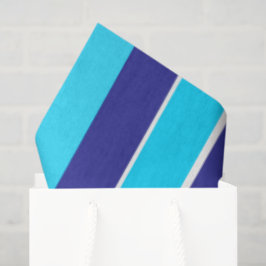 Papel De Seda Bandas Azuis