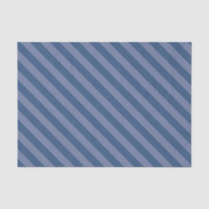Papel De Seda Bandas Azuis Diagonais