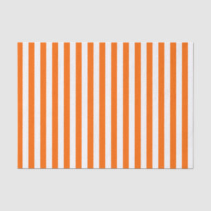 Papel De Seda Bandas brancas e laranja
