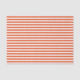 Papel De Seda Bandas brancas e laranja