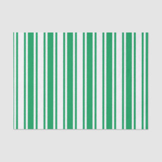 Papel De Seda Bandas de doces brancas e verdes