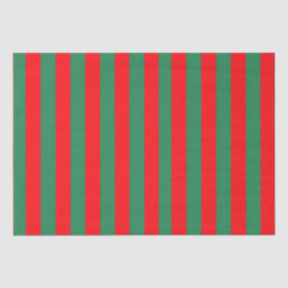 Papel De Seda Bandas de Natal Clássicas, Vermelhas e Verdes