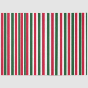 Papel De Seda Bandas de Natal de Canas Vermelhas e Verdes