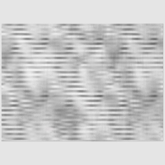 Papel De Seda Bandas de Prata (Frente )