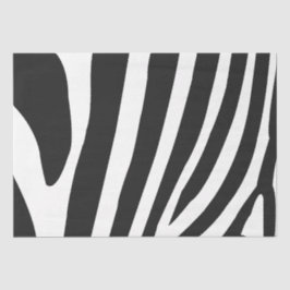 Papel De Seda Bandas de Zebra Negra e Branca