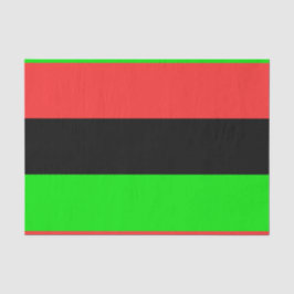 Papel De Seda Bandeira Afro-Americana
