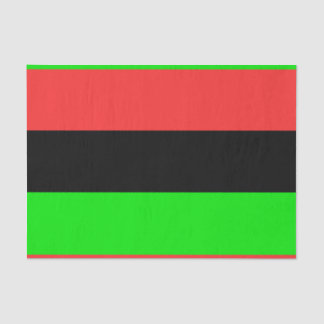 Papel De Seda Bandeira Afro-Americana