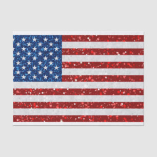Papel De Seda Bandeira Americana em 4 de julho
