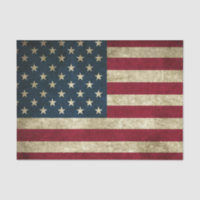 Bandeira Americana Vintage Grunge Patriótica EUA