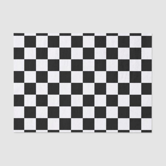 Papel De Seda Bandeira Checkered Chequered da auto competência (Frente )