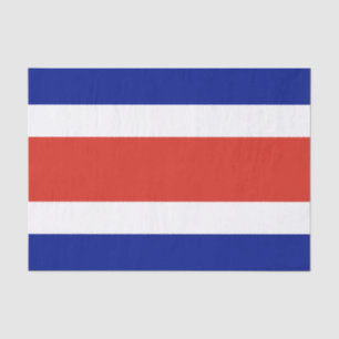 Papel De Seda Bandeira Civil da Costa Rica
