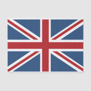 Papel De Seda Bandeira clássica de Union Jack Reino Unido