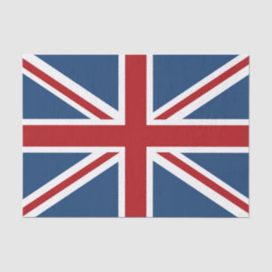 Papel De Seda Bandeira clássica de Union Jack Reino Unido