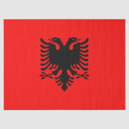 Papel De Seda Bandeira da Albânia