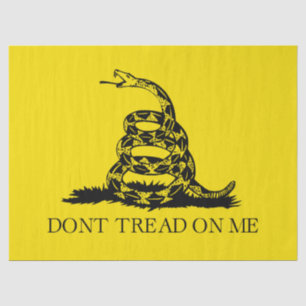 Papel De Seda Bandeira da Cascavel de Gadsden: Guerra Revolucion