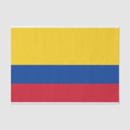 Papel De Seda Bandeira da Colômbia
