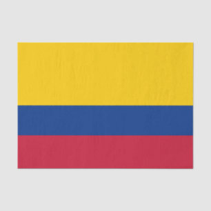 Papel De Seda Bandeira da Colômbia