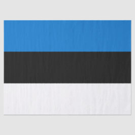 Papel De Seda Bandeira da Estônia