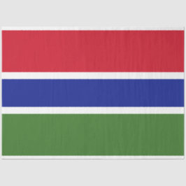 Papel De Seda Bandeira da Gâmbia