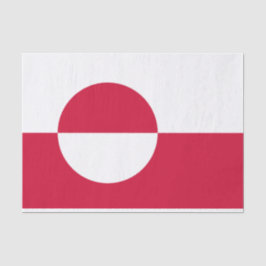 Papel De Seda Bandeira da Gronelândia