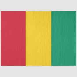 Papel De Seda Bandeira da Guiné (país africano)