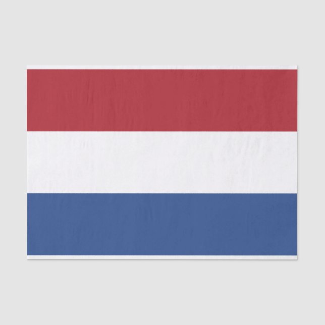 Papel De Seda Bandeira da Holanda (Frente )