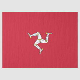 Papel De Seda Bandeira da Ilha de Man