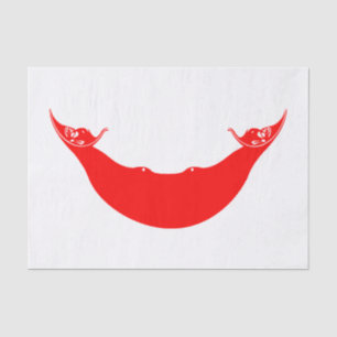 Papel De Seda Bandeira da Ilha de Páscoa