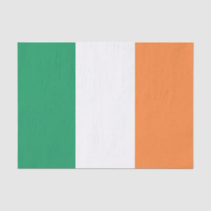 Papel De Seda Bandeira da Irlanda
