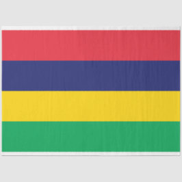 Papel De Seda Bandeira da Maurícia
