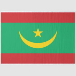Papel De Seda Bandeira da Mauritânia