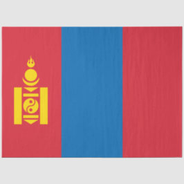 Papel De Seda Bandeira da Mongólia