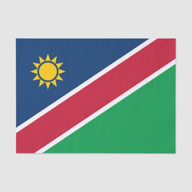 Papel De Seda Bandeira da Namíbia (Frente )