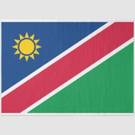 Papel De Seda Bandeira da Namíbia (África Austral)
