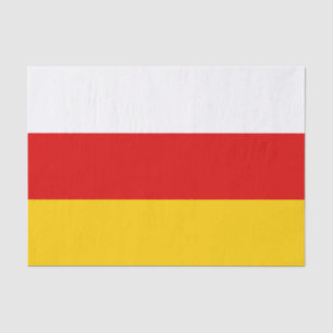 Papel De Seda Bandeira da Ossétia do Sul