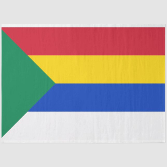 Papel De Seda Bandeira da Religião Drusos (Frente )
