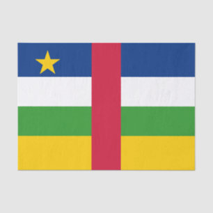 Papel De Seda Bandeira da República Centro-Africana