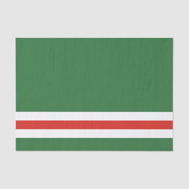 Papel De Seda Bandeira da República Chechena de Ichkeria (Frente )