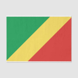 Papel De Seda Bandeira da República do Congo