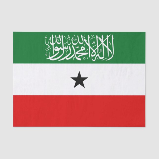 Papel De Seda Bandeira da Somalilândia (Frente )